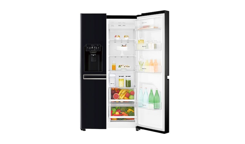 LG Smart Refrigerator with Large Capacity and Non Plumbed Water, GSL761WBXV